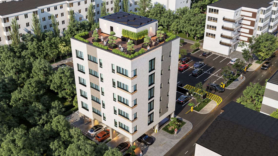 Structură solidă-rezistență mare la seisme